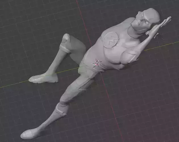 Flash 3d stl print ready model