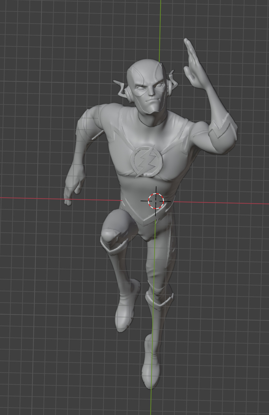 Flash 3d stl print ready model 3D print model_1