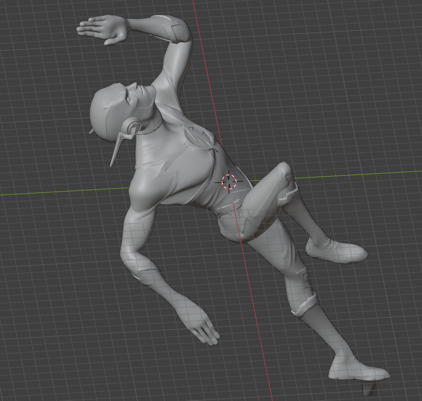 Flash 3d stl print ready model 3D print model_3