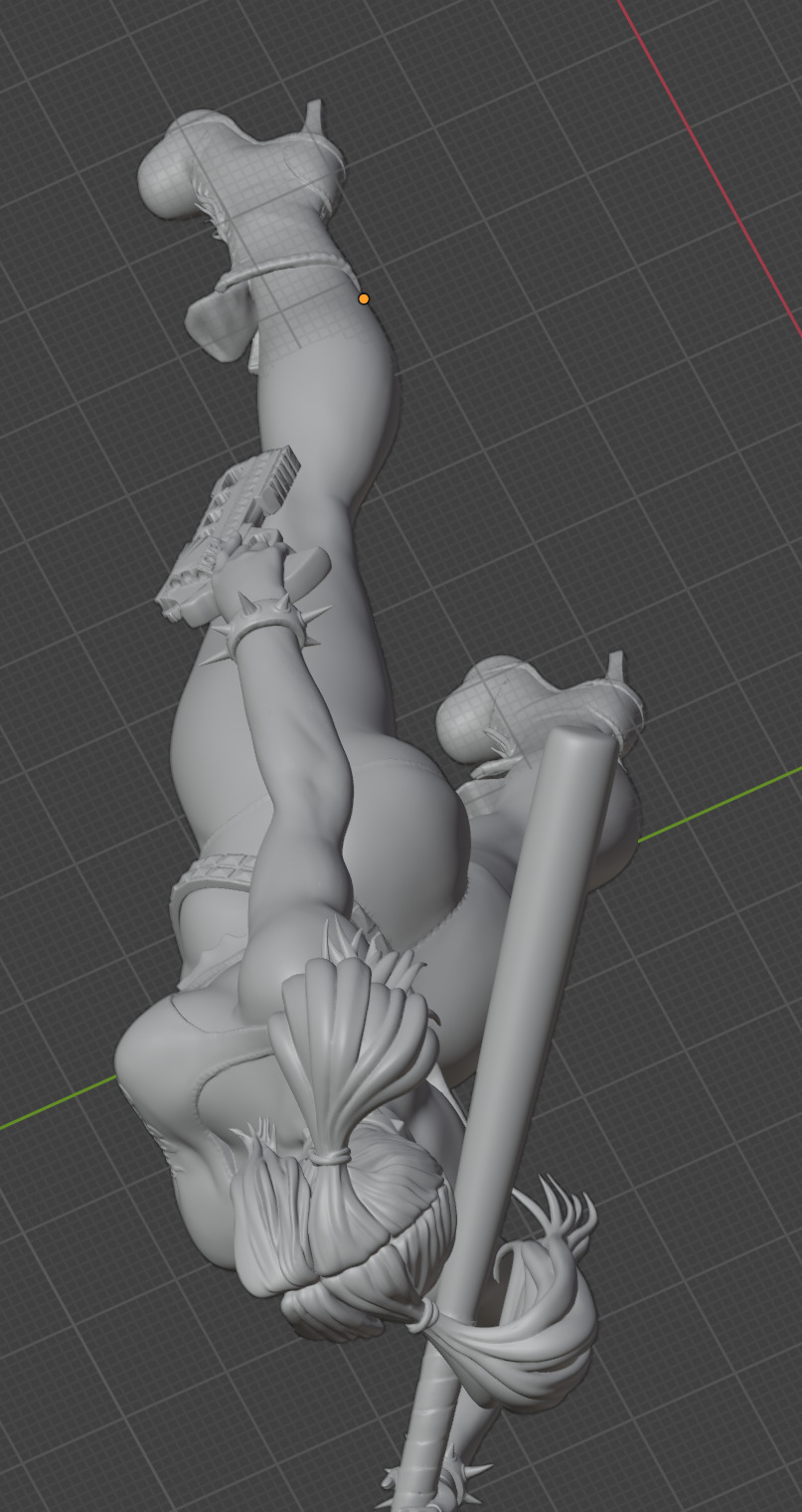 Harley Quin STL 3D print Model 3D print model_3