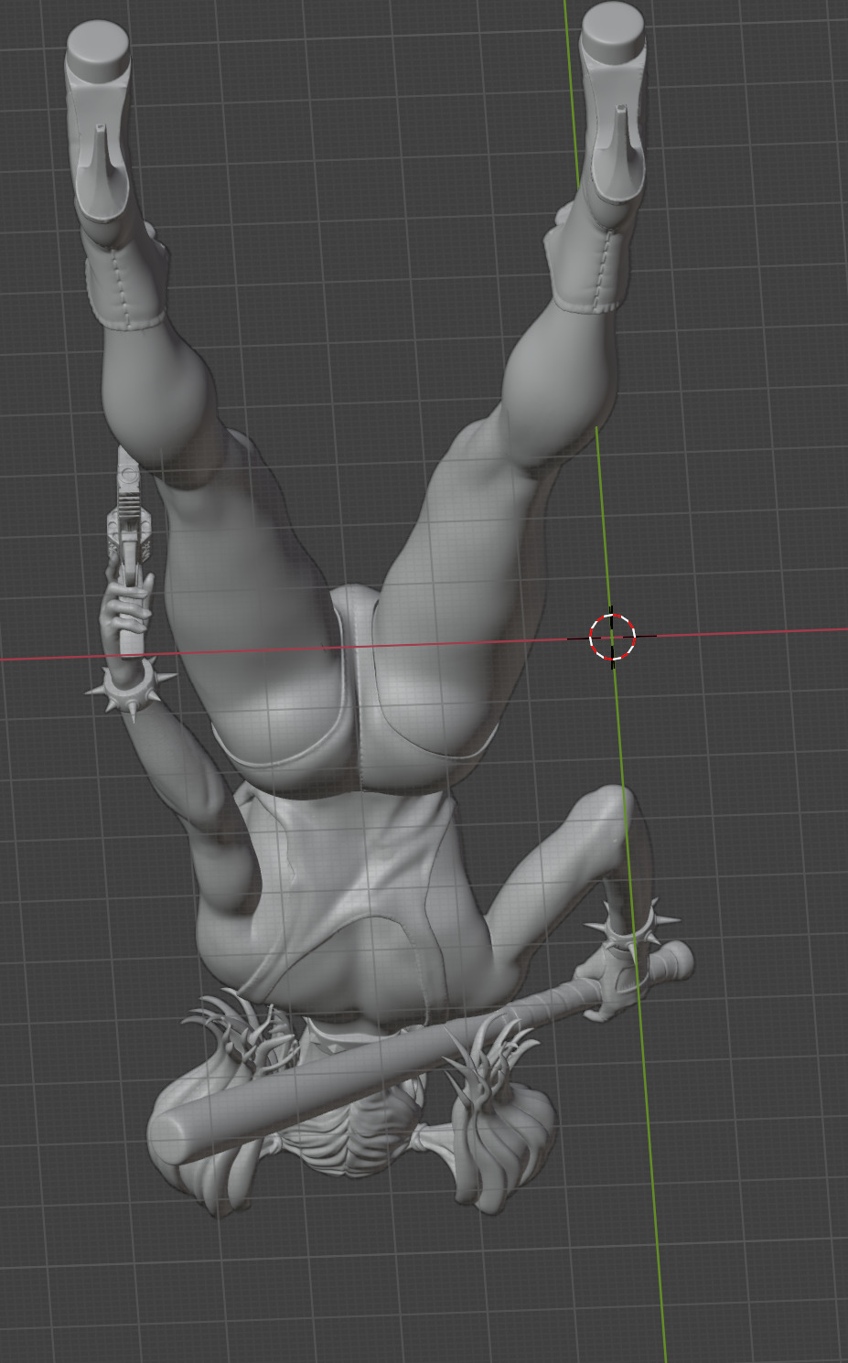 Harley Quin STL 3D print Model 3D print model_4