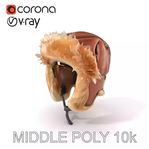 Russian Ushanka Fur Hat model pack