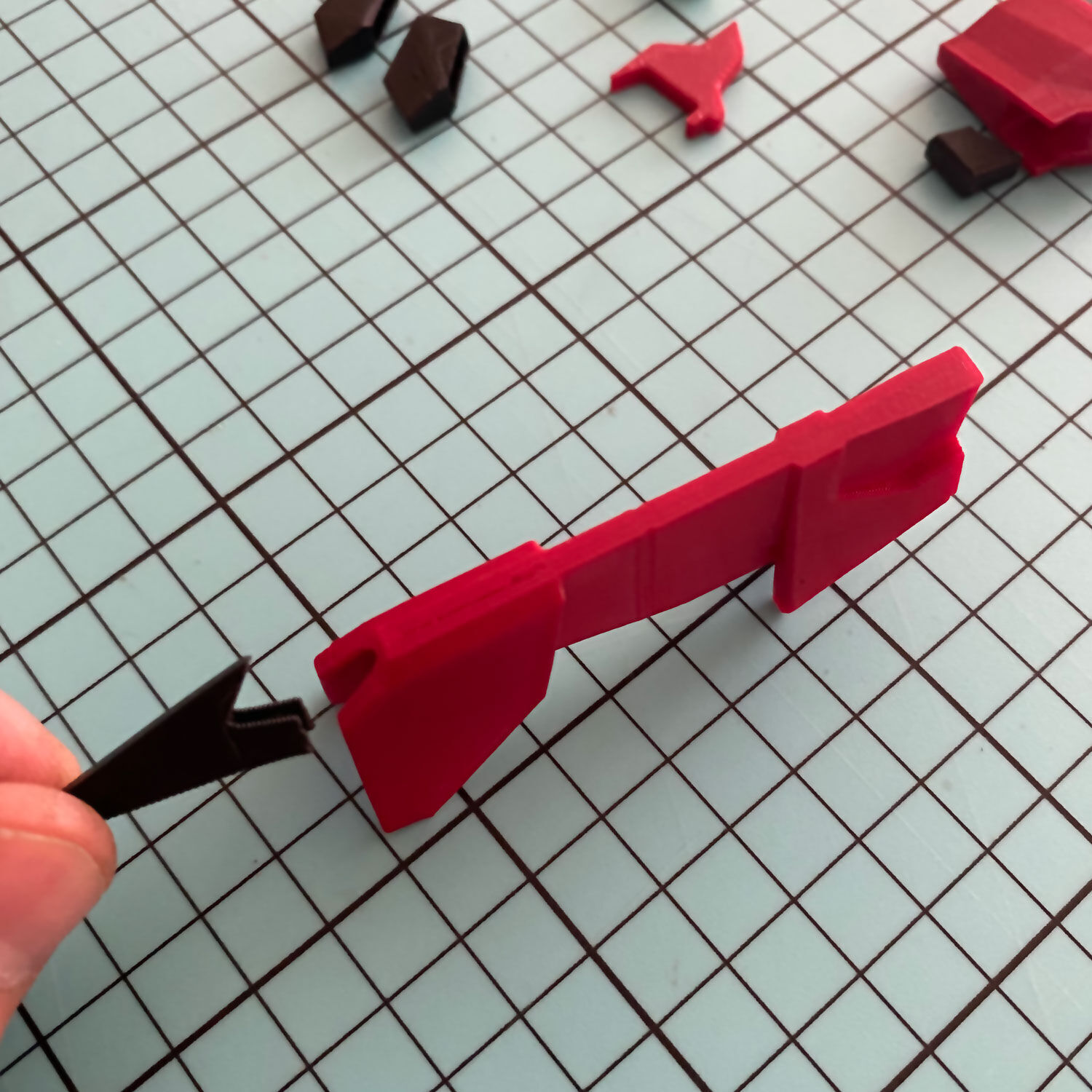 Origami  style and buildable  Dachshund Dog for print 3D model_5