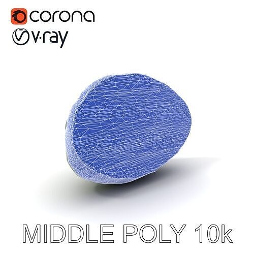 Cucumber Slice Detailed D Model Pack Low-poly 3D model 6