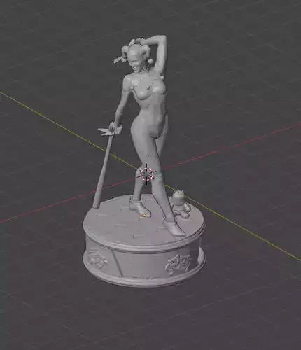 Harley Quinn 3D STL Print ready model