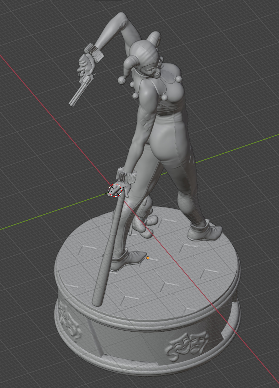 Harley Quinn 3D STL Print ready model 3D print model_7