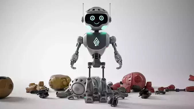 R44 - Futuristic Companion Robot