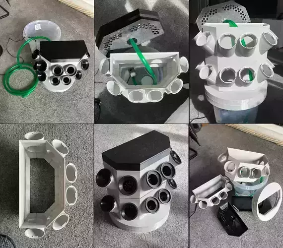 Hydroponic Tower - Quadratic