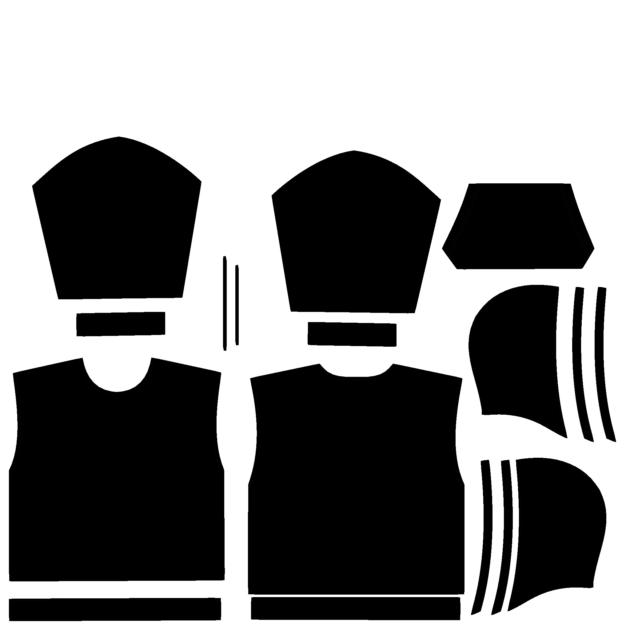 Mens Hoodie-Future In Low Poly Low-poly 3D model_2