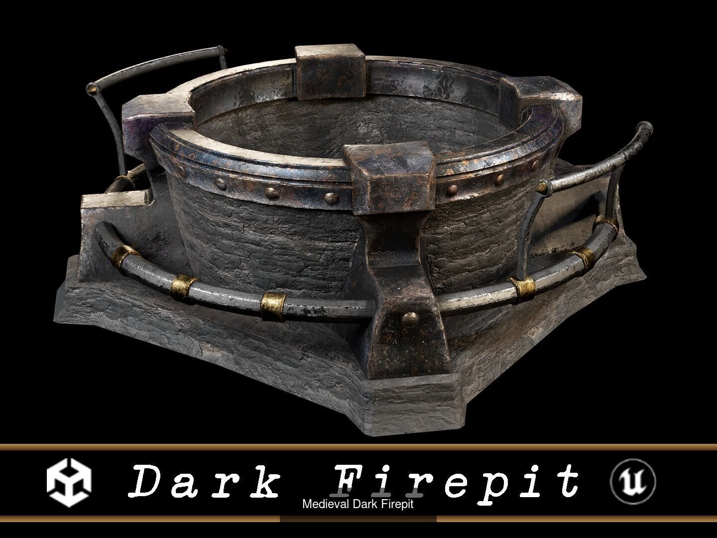Dark Throne Room Pack 3D Model Collection_15