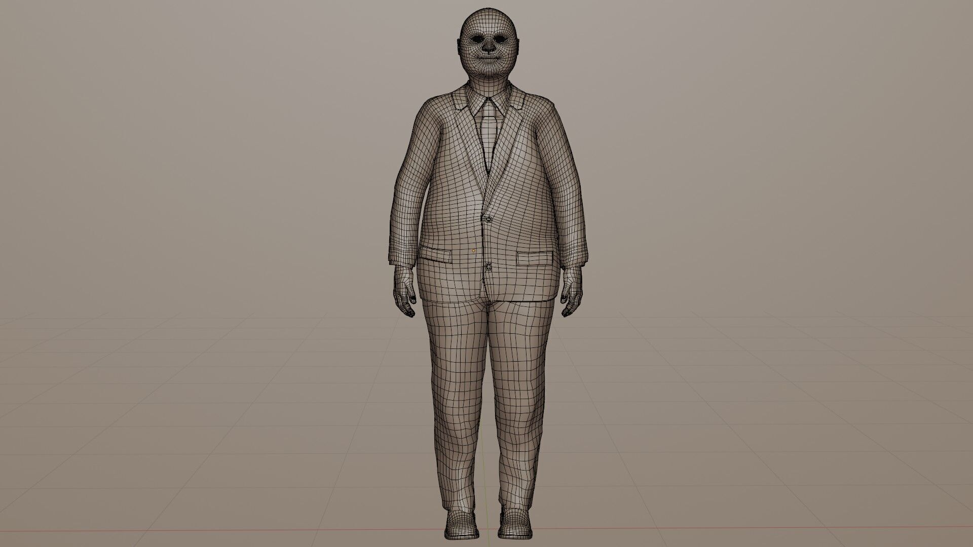 JD Vance Meme Rigged Low-poly 3D model_4