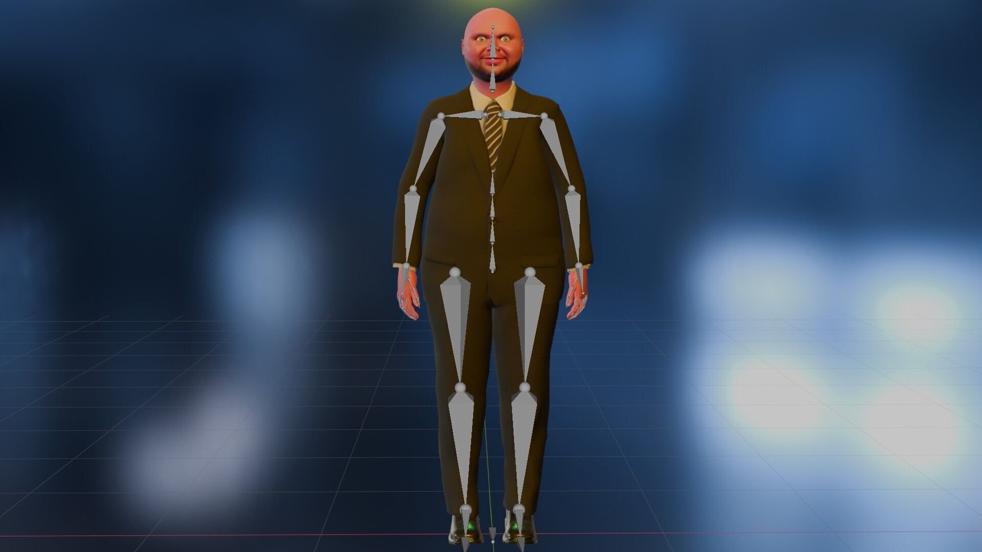 JD Vance Meme Rigged Low-poly 3D model_6