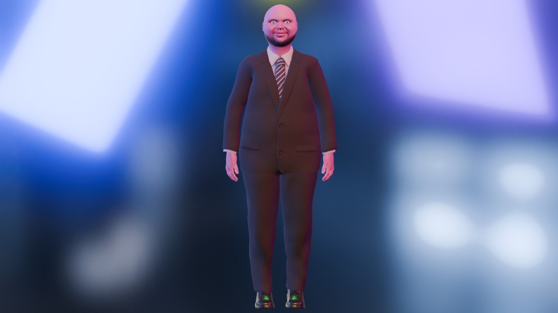 JD Vance Meme Rigged Low-poly 3D model_5