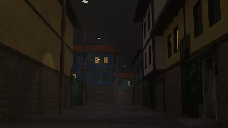 village center 3D model_0