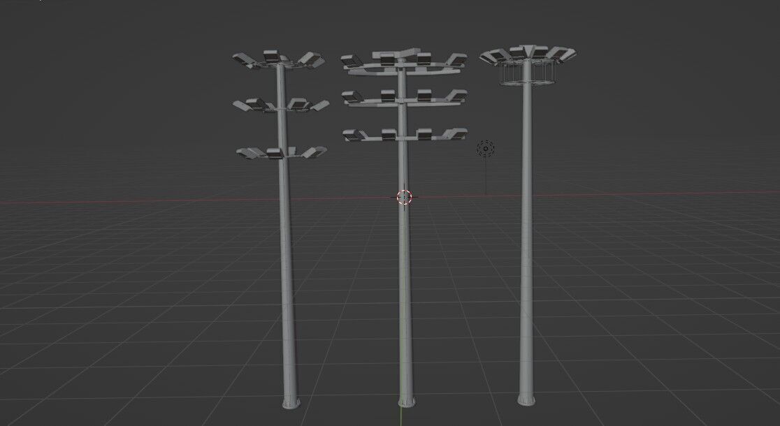 floodlight  3D model_13