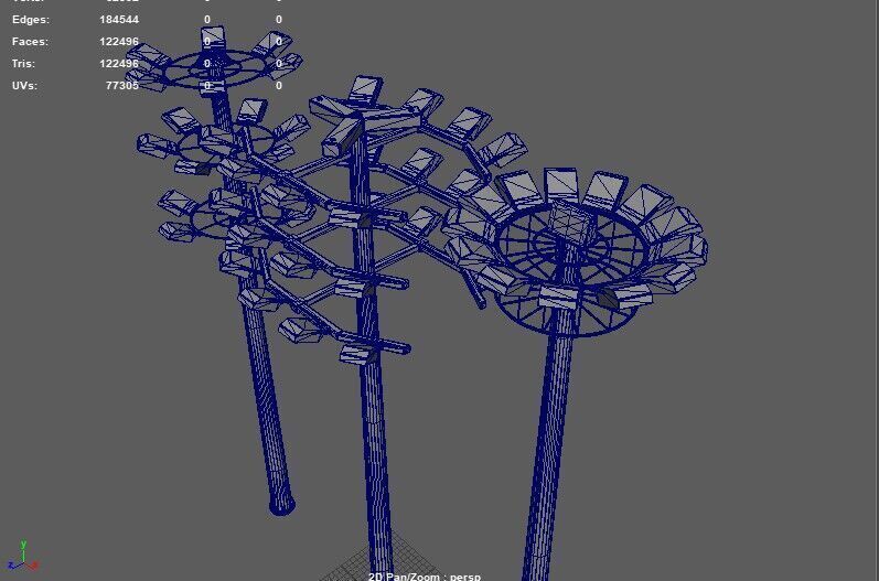 floodlight  3D model_14