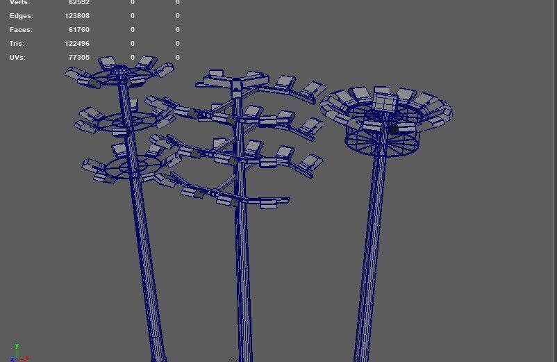 floodlight  3D model_15