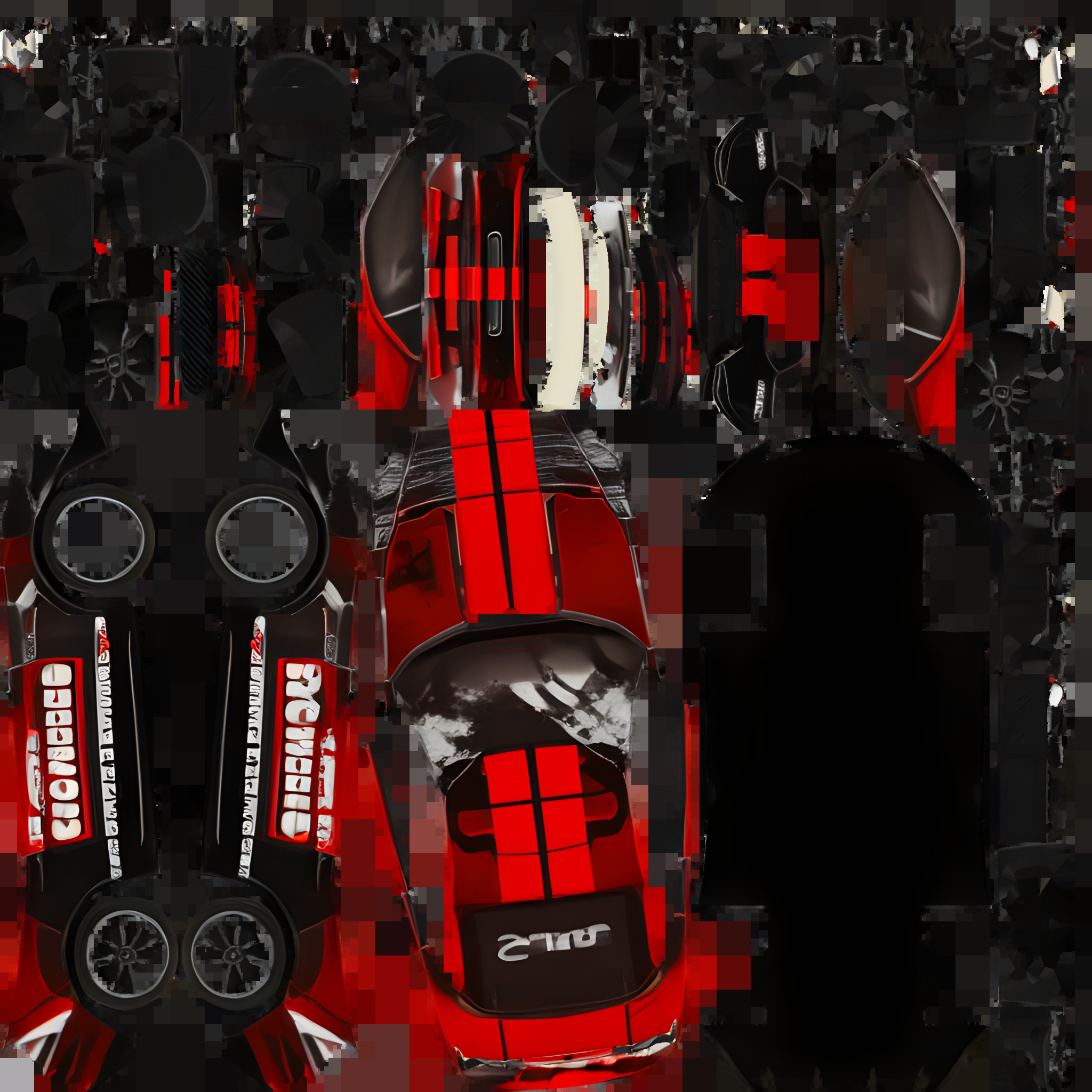 3d car model Low-poly 3D model_4