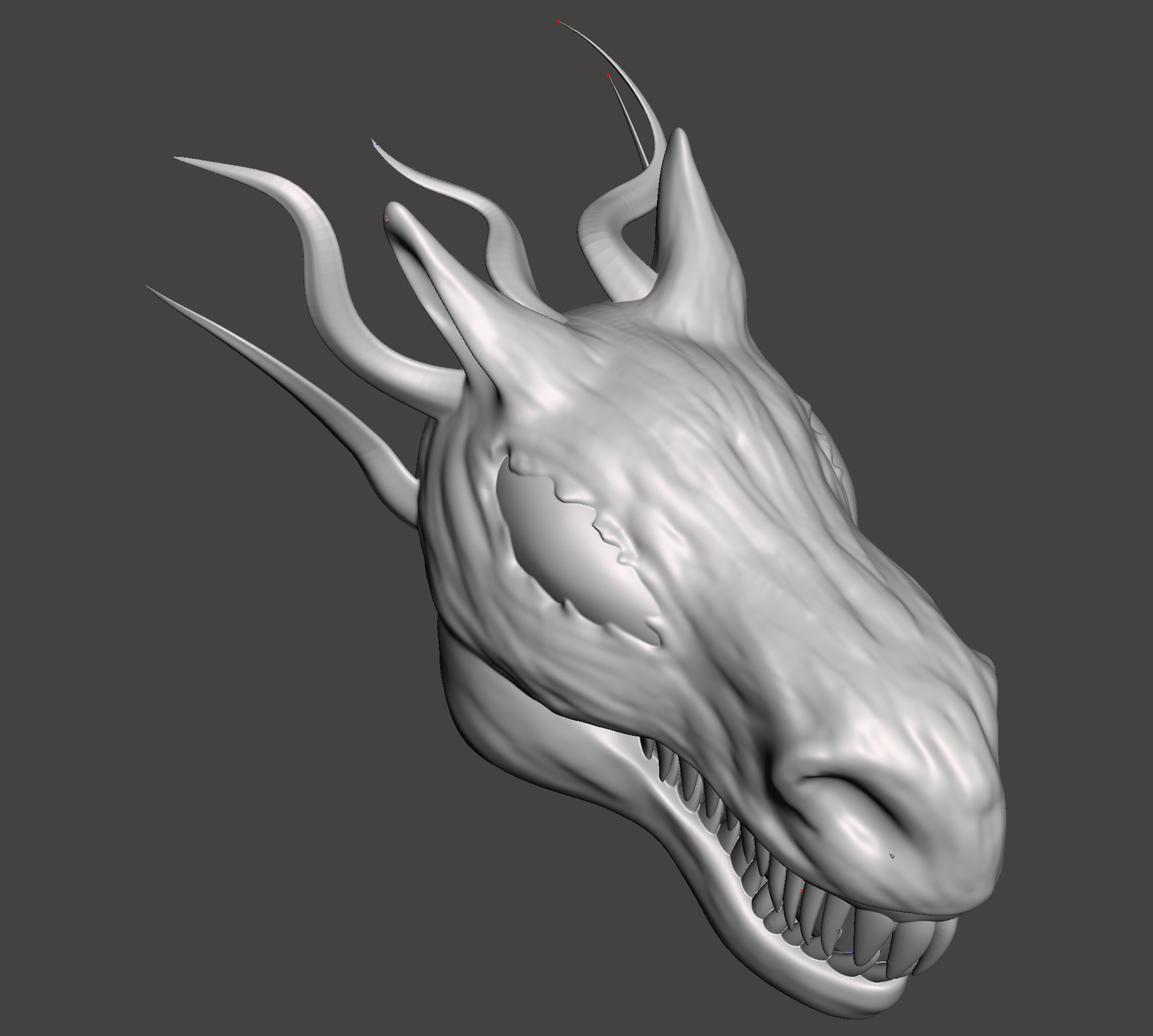 horse head venom 3d stl model for printing 3D print model_1