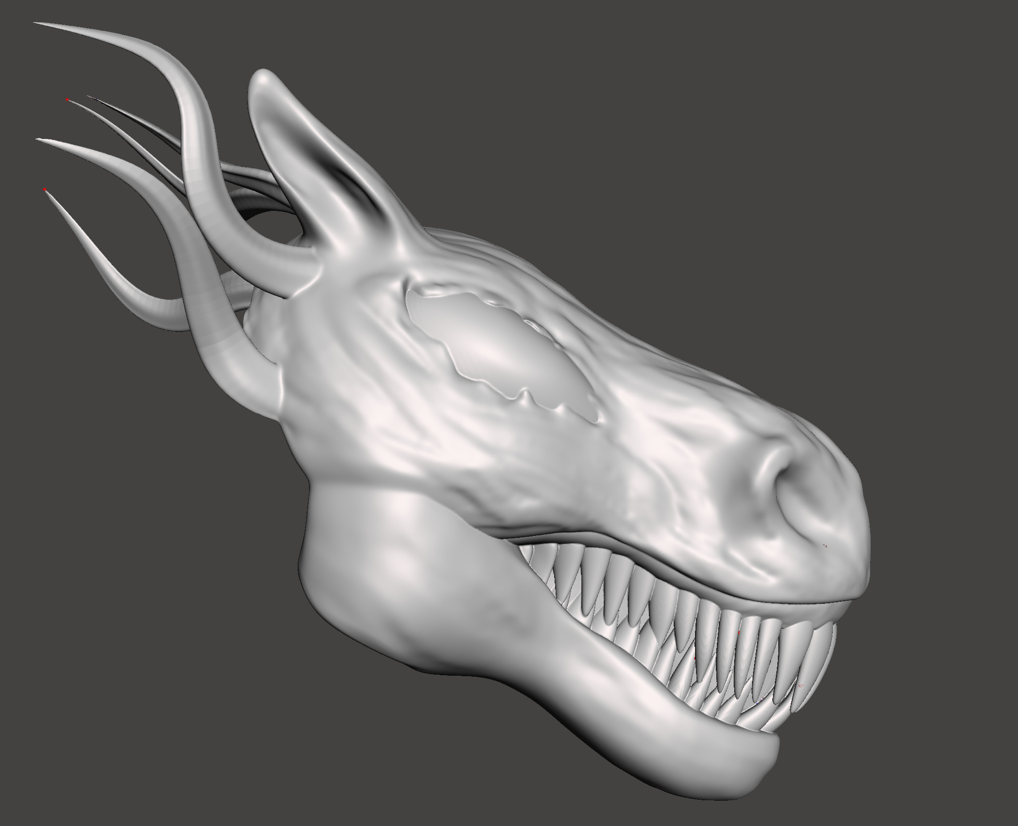 horse head venom 3d stl model for printing 3D print model_5