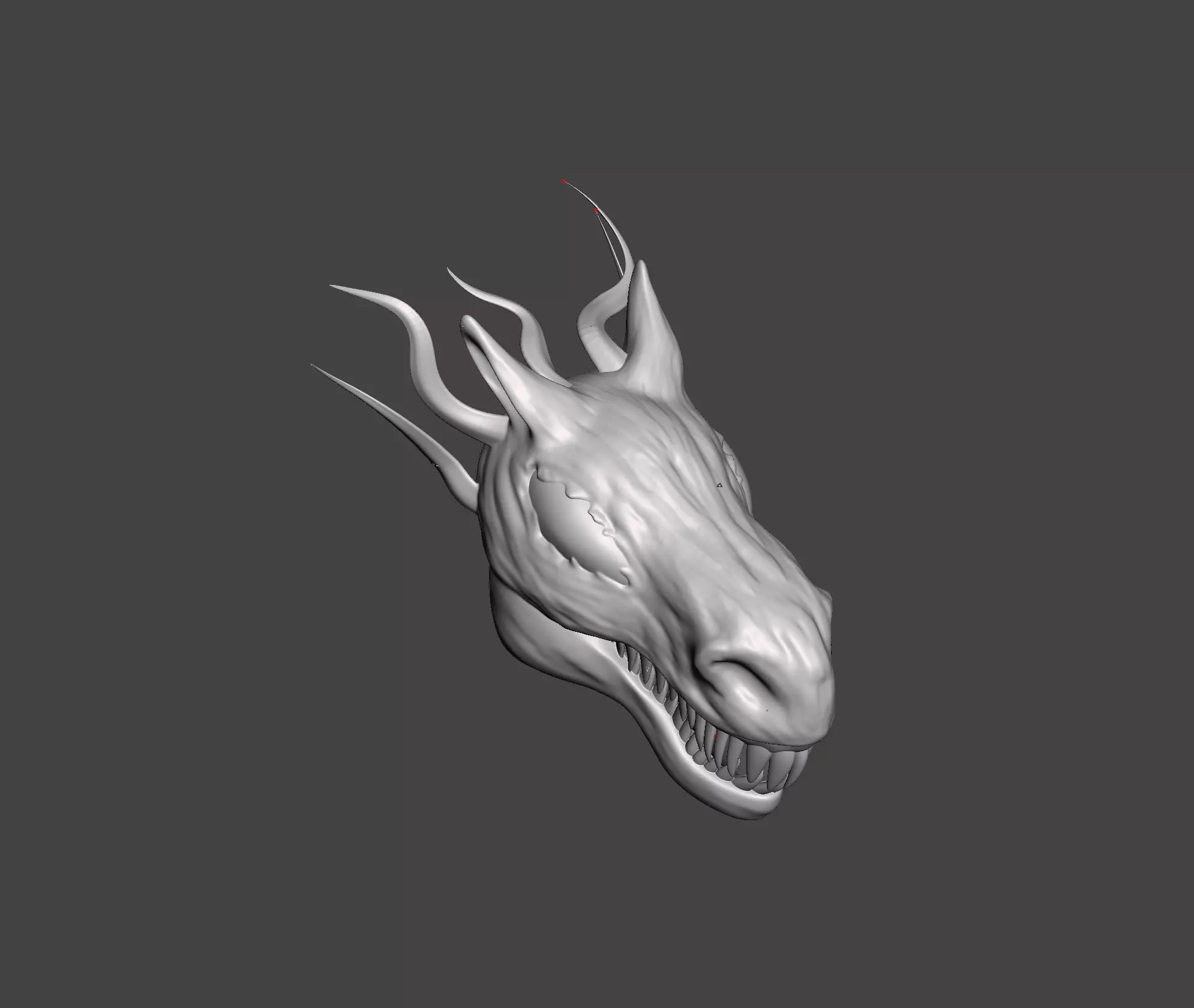horse head venom 3d stl model for printing 3D print model_0