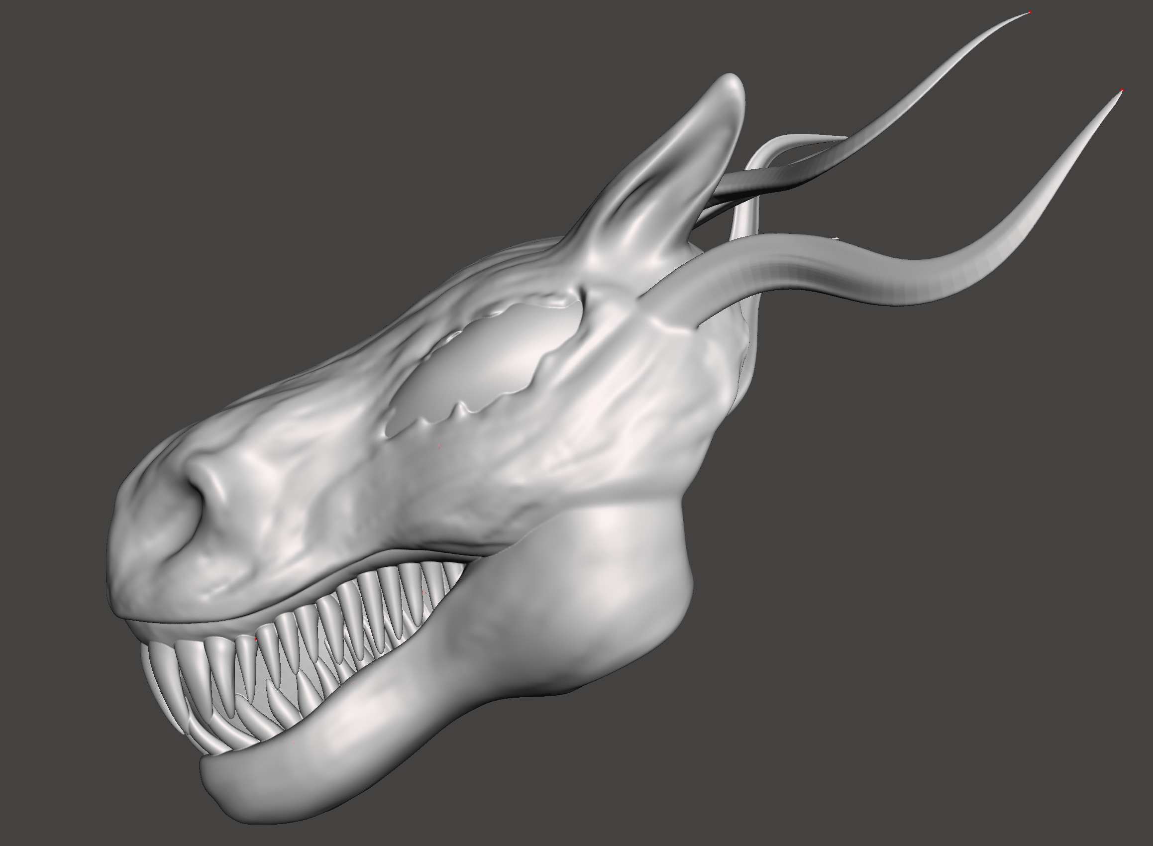 horse head venom 3d stl model for printing 3D print model_3