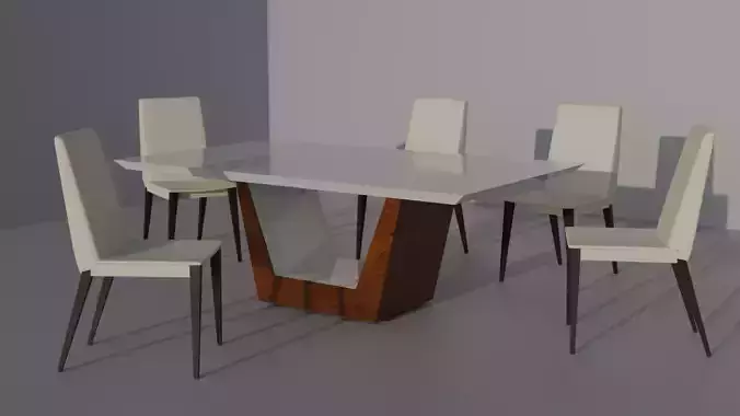 Modern table and chair