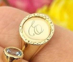 Ring suitable for laser engraving 3D print model_3