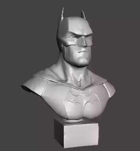 Batman Bust STL 3d Model Print ready
