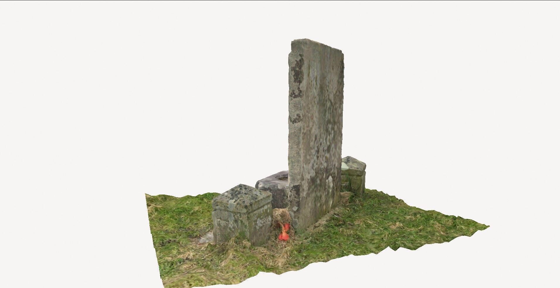 Gravestone 1 3D model_2