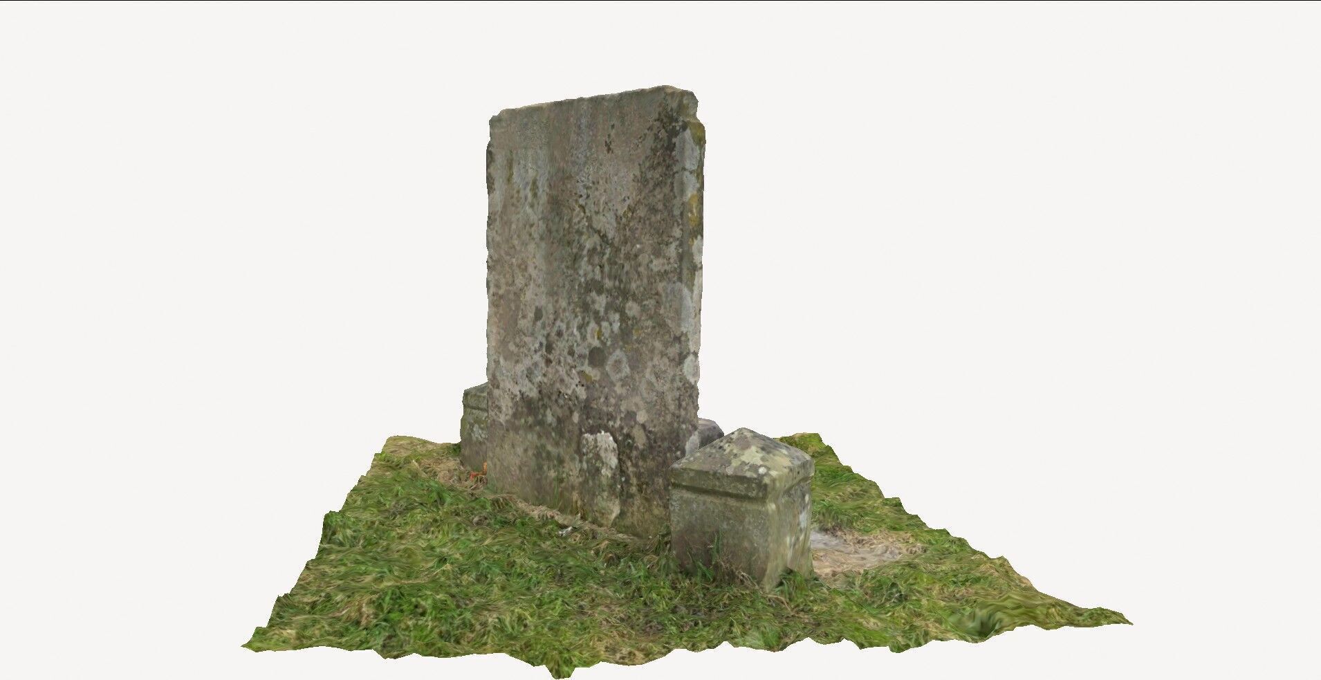 Gravestone 1 3D model_1