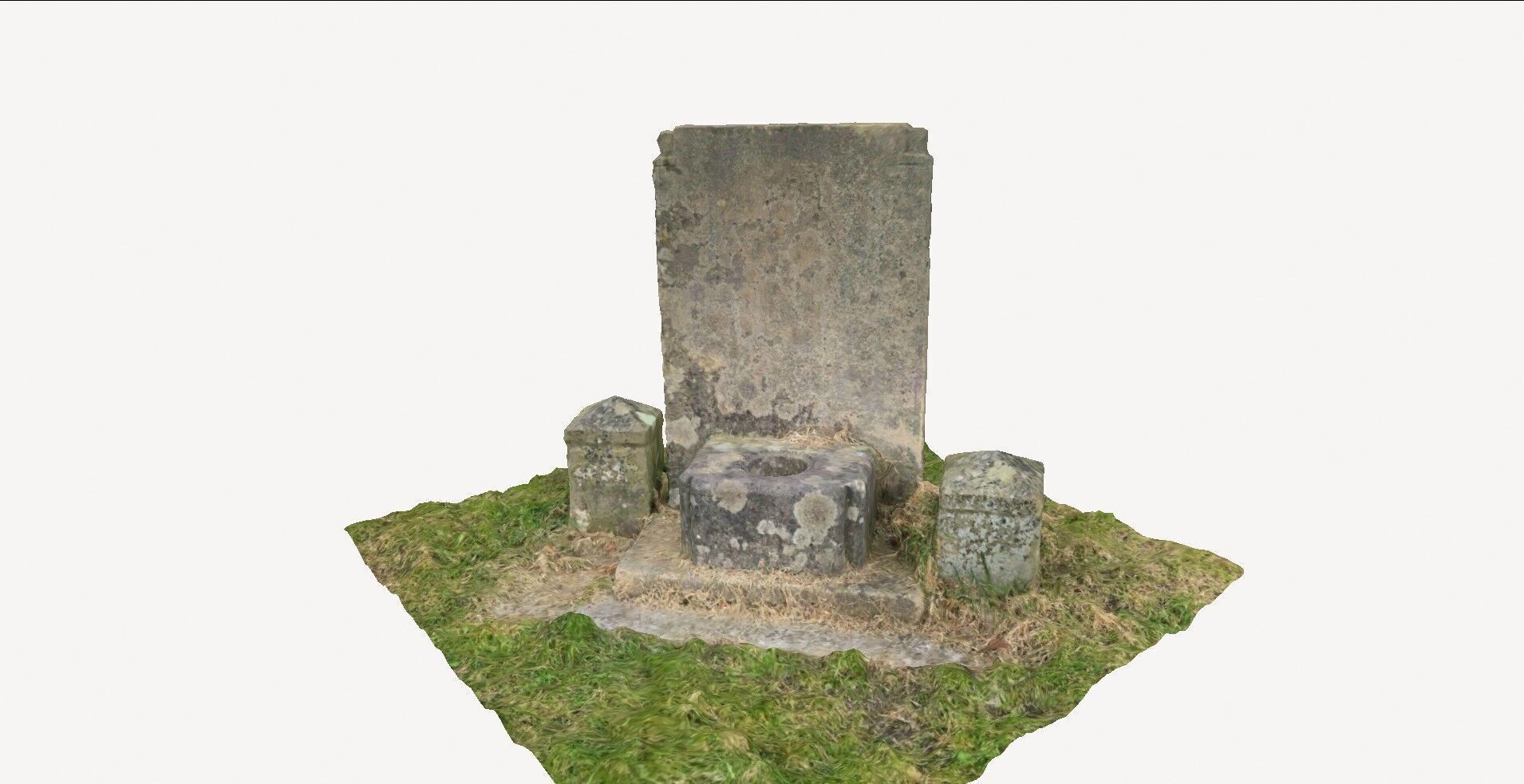Gravestone 1 3D model_6
