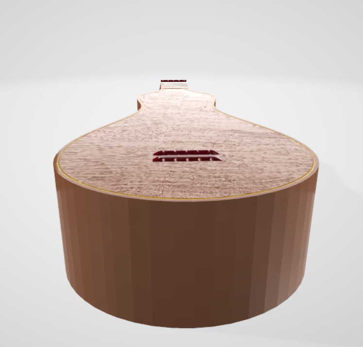 Viola de cocho 3D print model_5