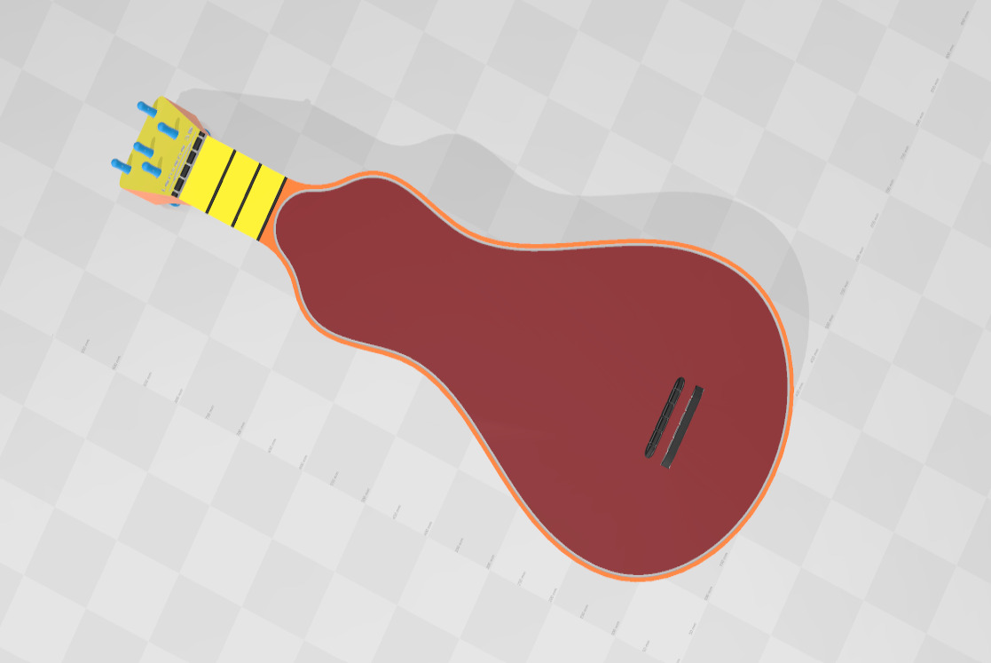 Viola de cocho 3D print model_1