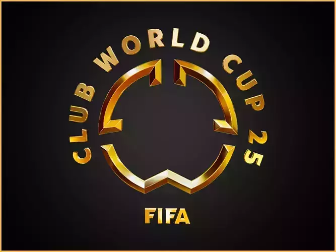 Fifa Club world cup 25 -- 3D Logo 3D model