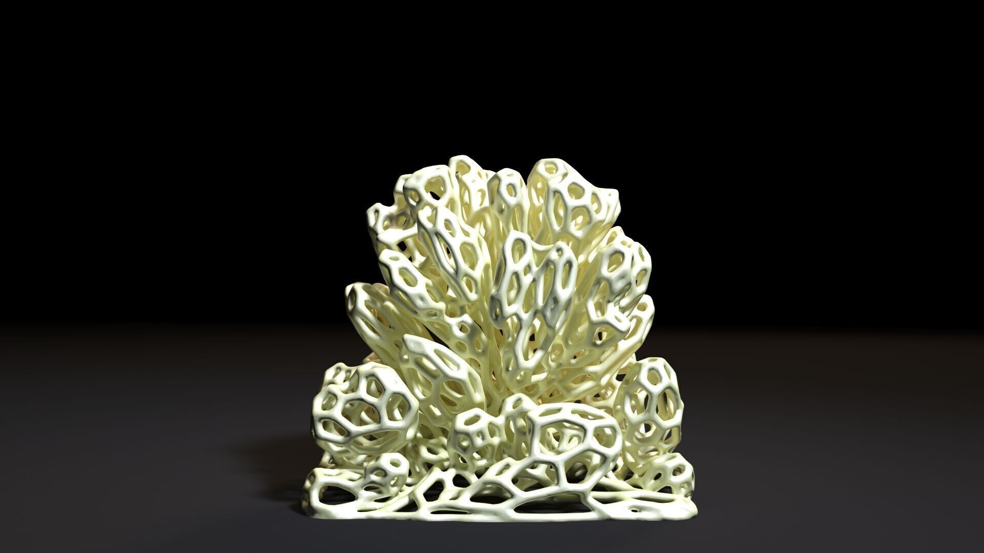 Coral Voronoi decor 2 3D print model_6