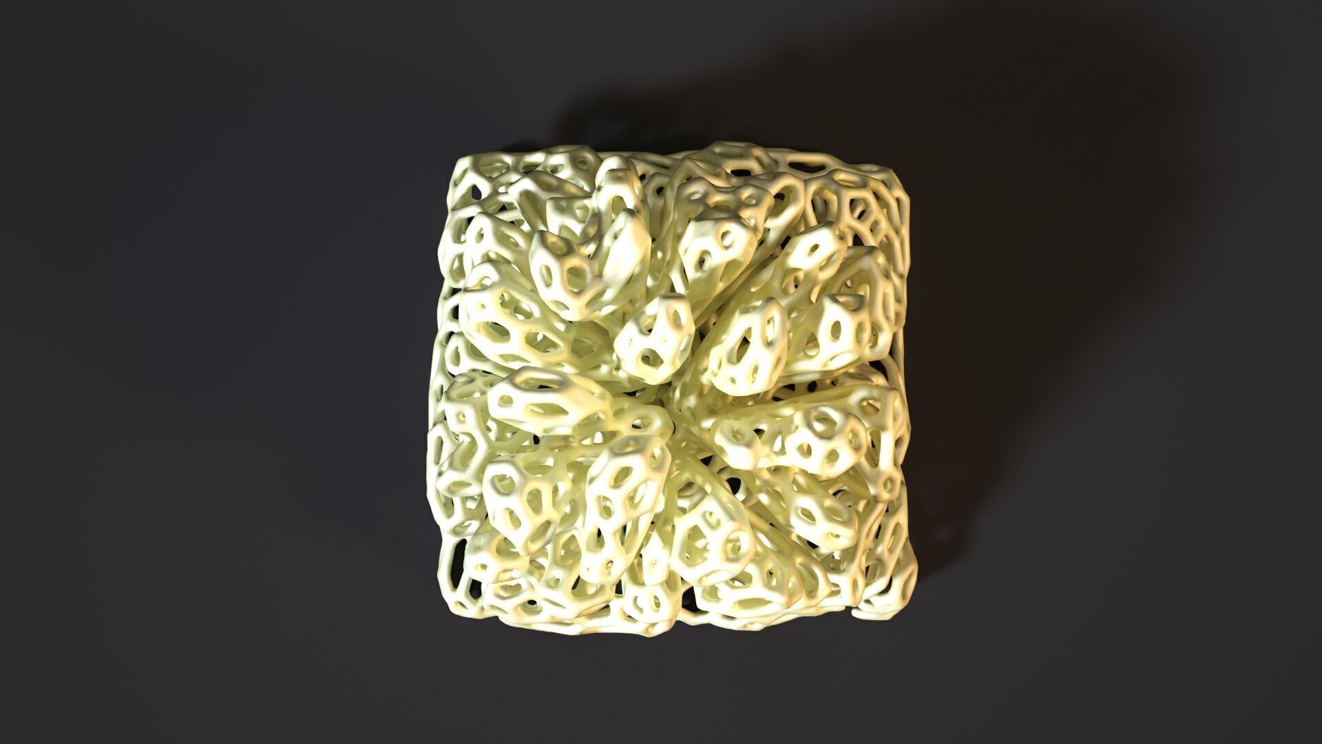 Coral Voronoi decor 2 3D print model_9