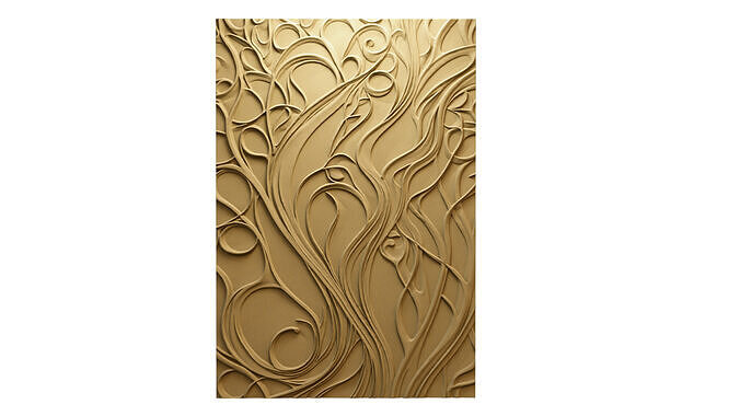 modern panel wall decor set wall relief mural CNC 140 3D model | CGTrader
