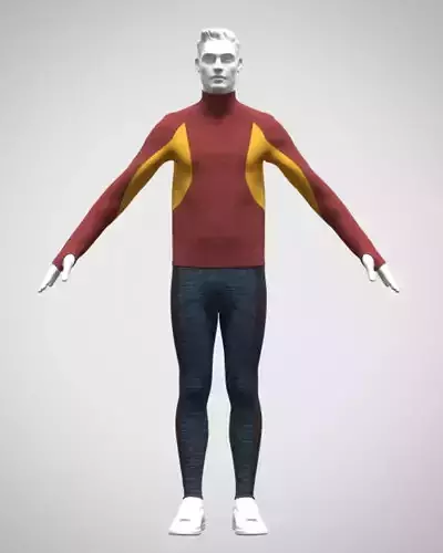 Mens layered t-shirt