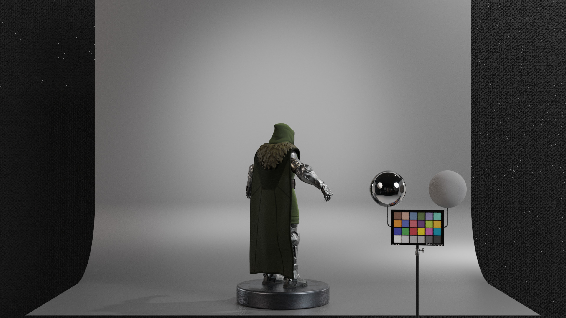 Doctor Doom Low-poly 3D model_4