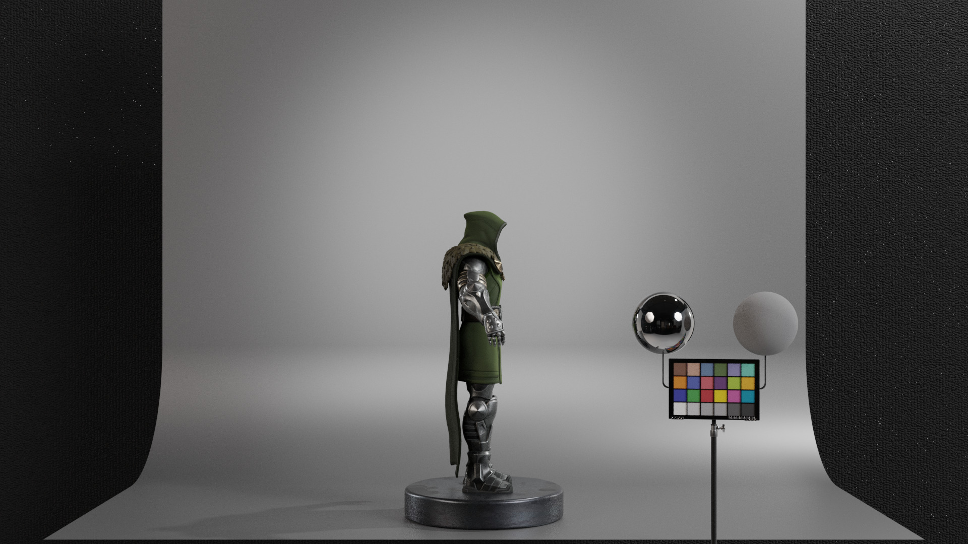 Doctor Doom Low-poly 3D model_3