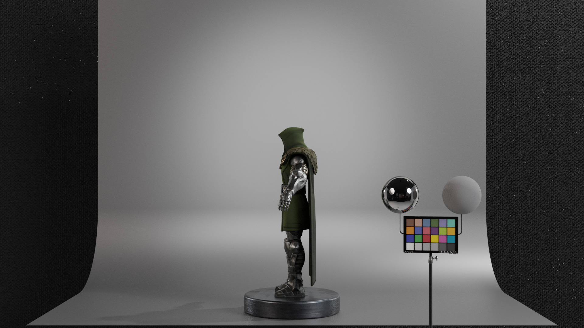 Doctor Doom Low-poly 3D model_7