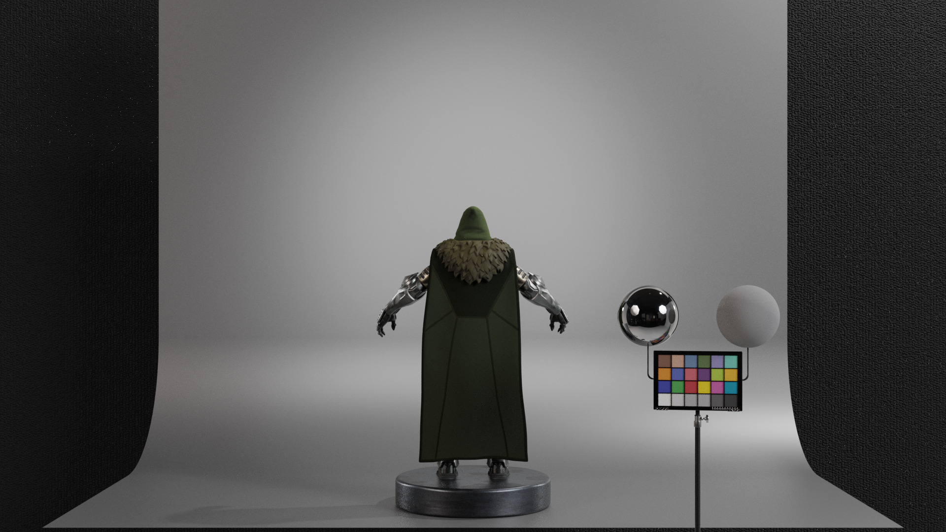 Doctor Doom Low-poly 3D model_5