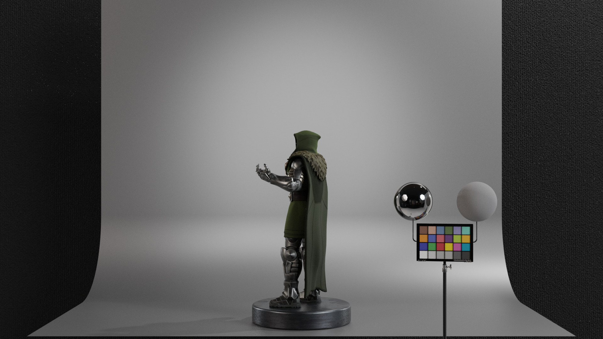 Doctor Doom Low-poly 3D model_15