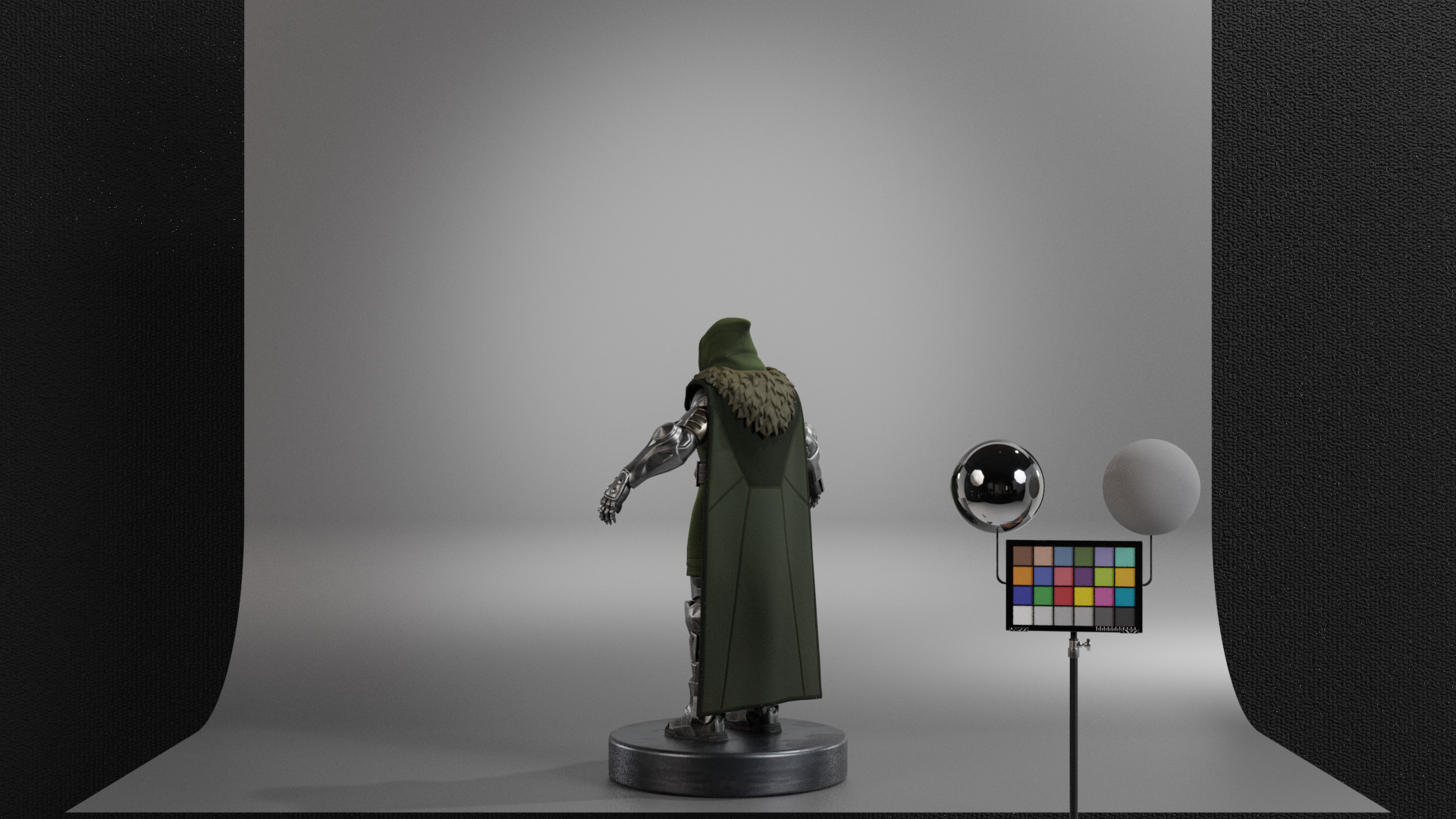 Doctor Doom Low-poly 3D model_6