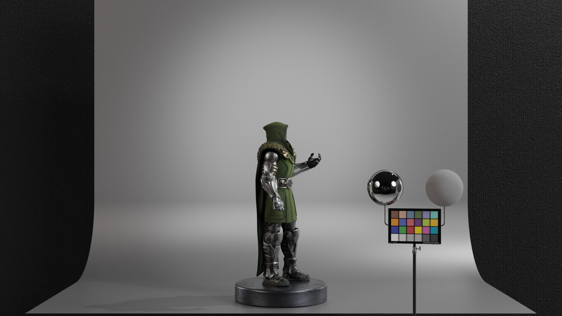 Doctor Doom Low-poly 3D model_11