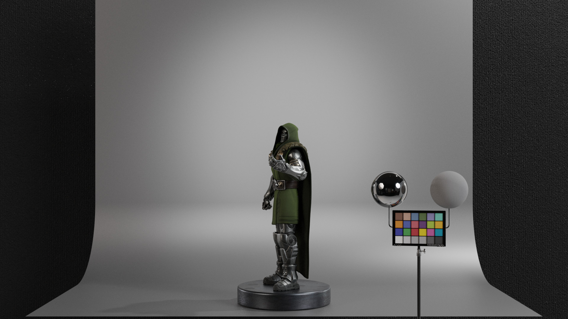 Doctor Doom Low-poly 3D model_16