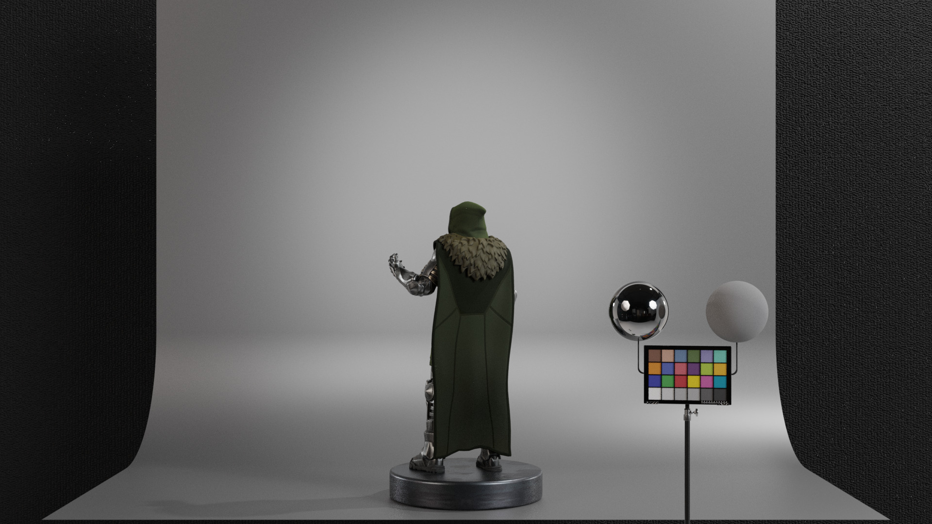 Doctor Doom Low-poly 3D model_14