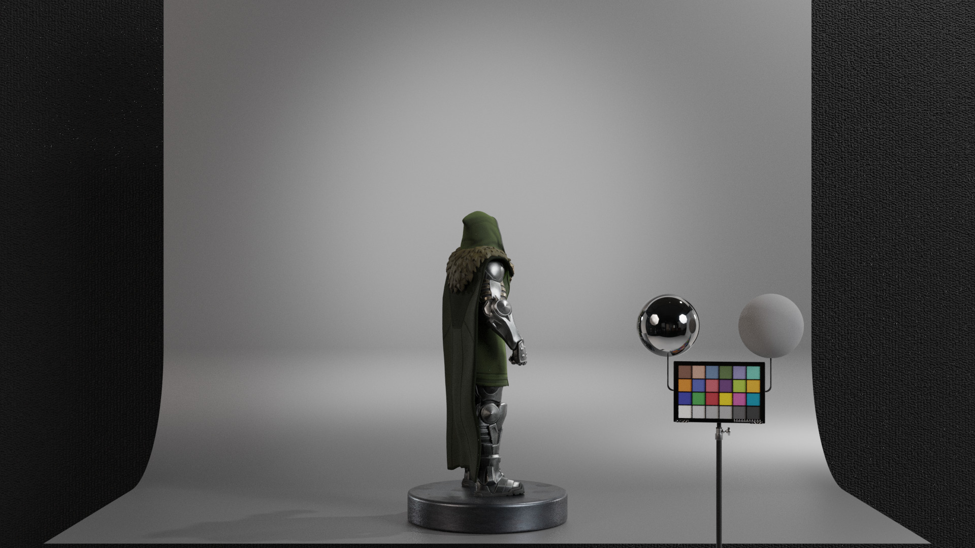 Doctor Doom Low-poly 3D model_12