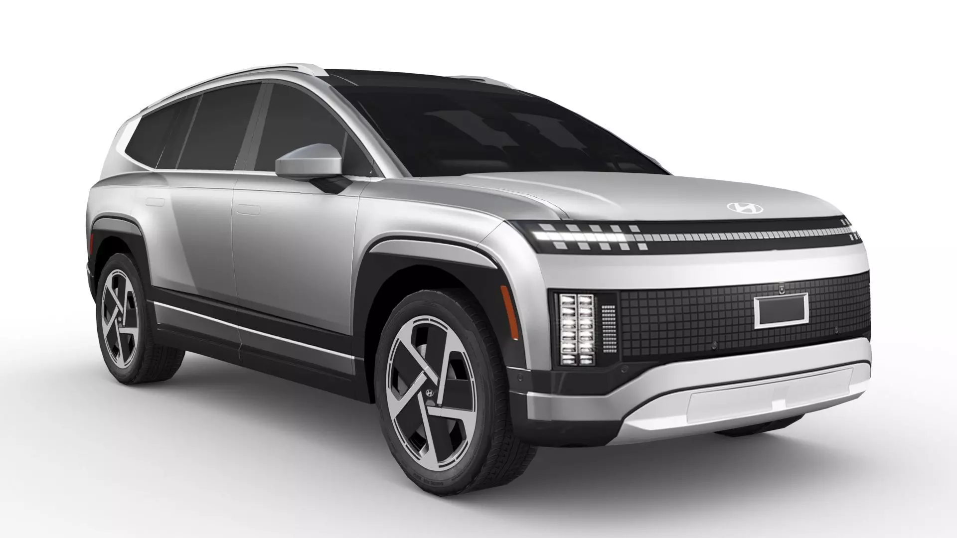 Hyundai IONIQ 9 Limited 2025 Low-poly 3D model